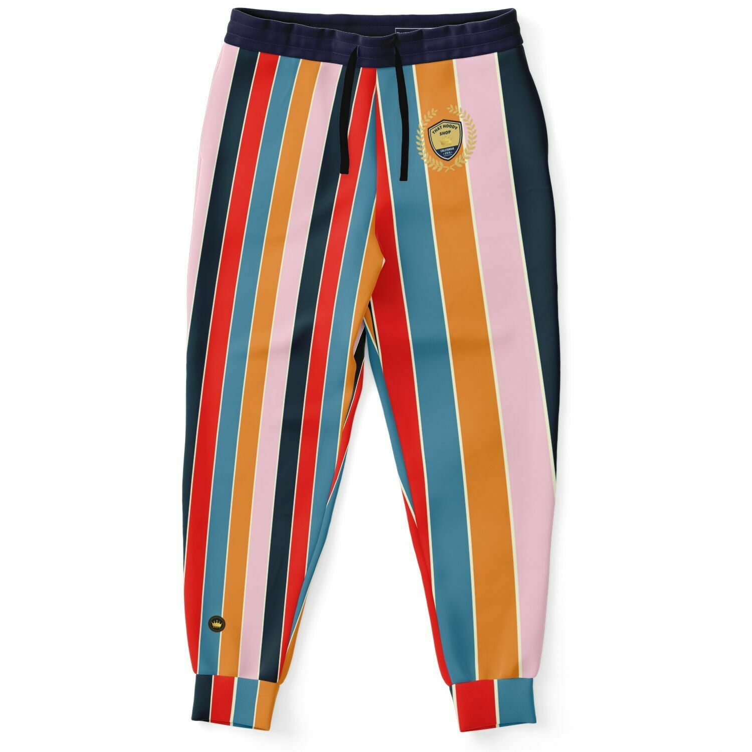 Ruby Morrison Rugby Stripe Eco-Poly Joggers unisex 