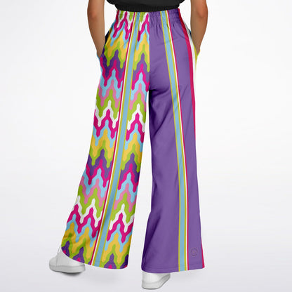 Groovy Purple Calypso Stretchy Phat Bellbottoms copy