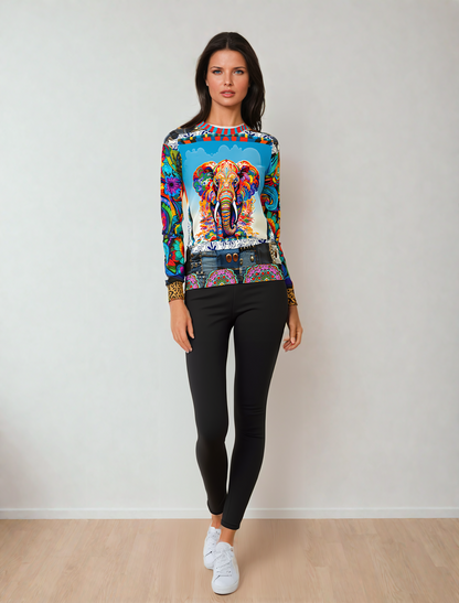 Elephant on Psychedelics Unisex Sweatshirt (Gold Label)