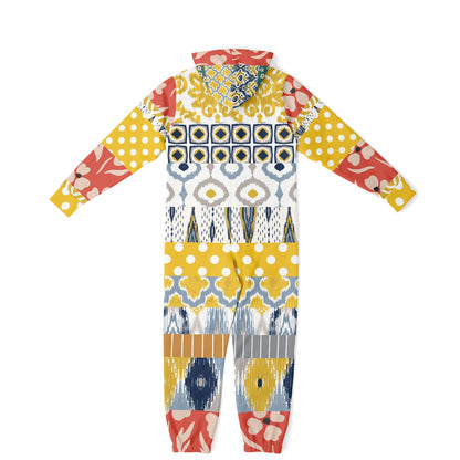 Mameluco polar unisex con patchwork floral de Tallulah Bankhead