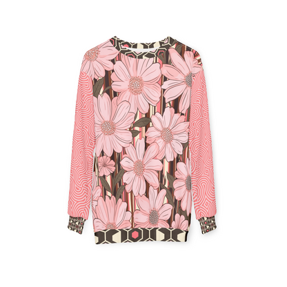 Fantasy in Pink Floral Unisex Sweatshirt (Gold Label)