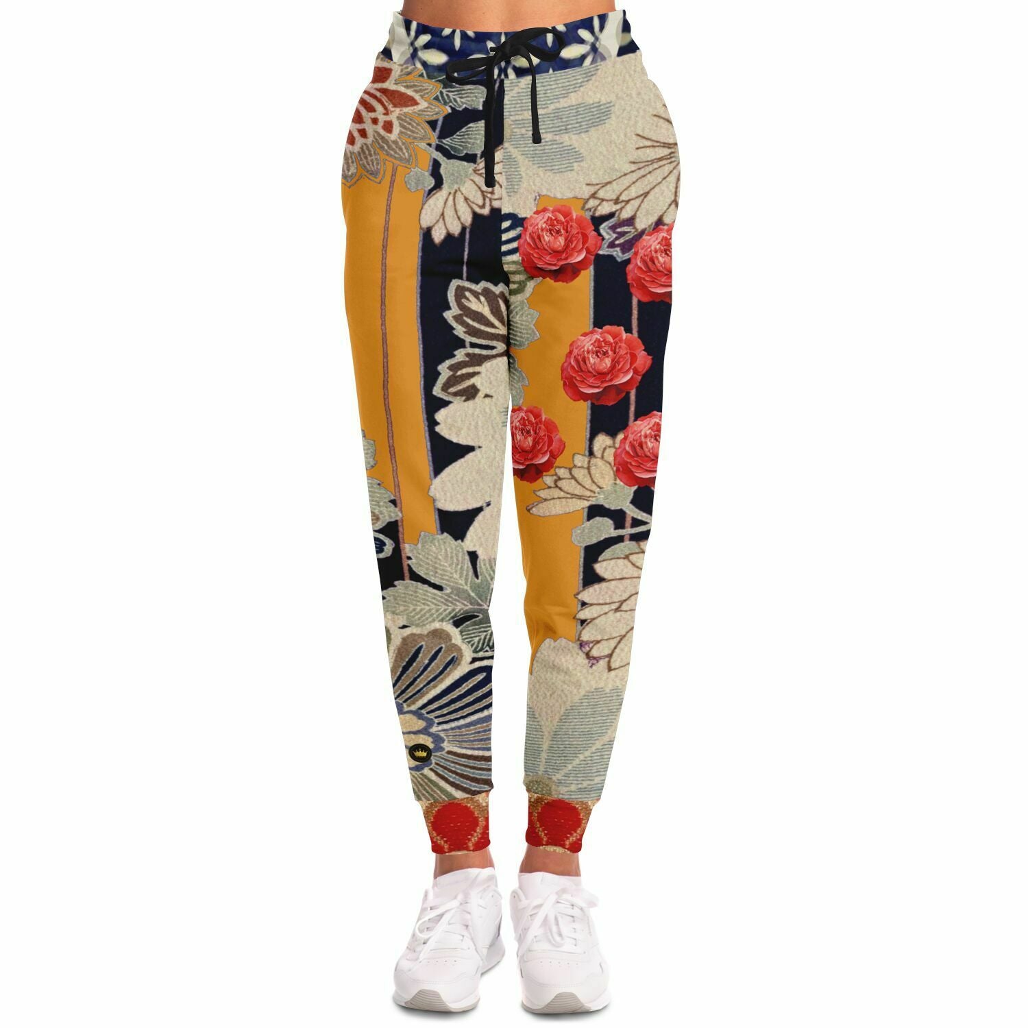 Guan Yin Compassion en joggers unisex de eco-poliéster azul 