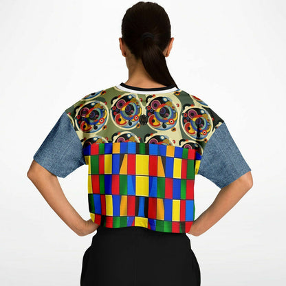 Picasso Primary Geometric THS 1986 Eco-Poly Crop Jersey