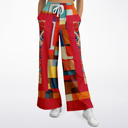 Sailing the Seven Seas Eco-Poly Wide Leg Pants