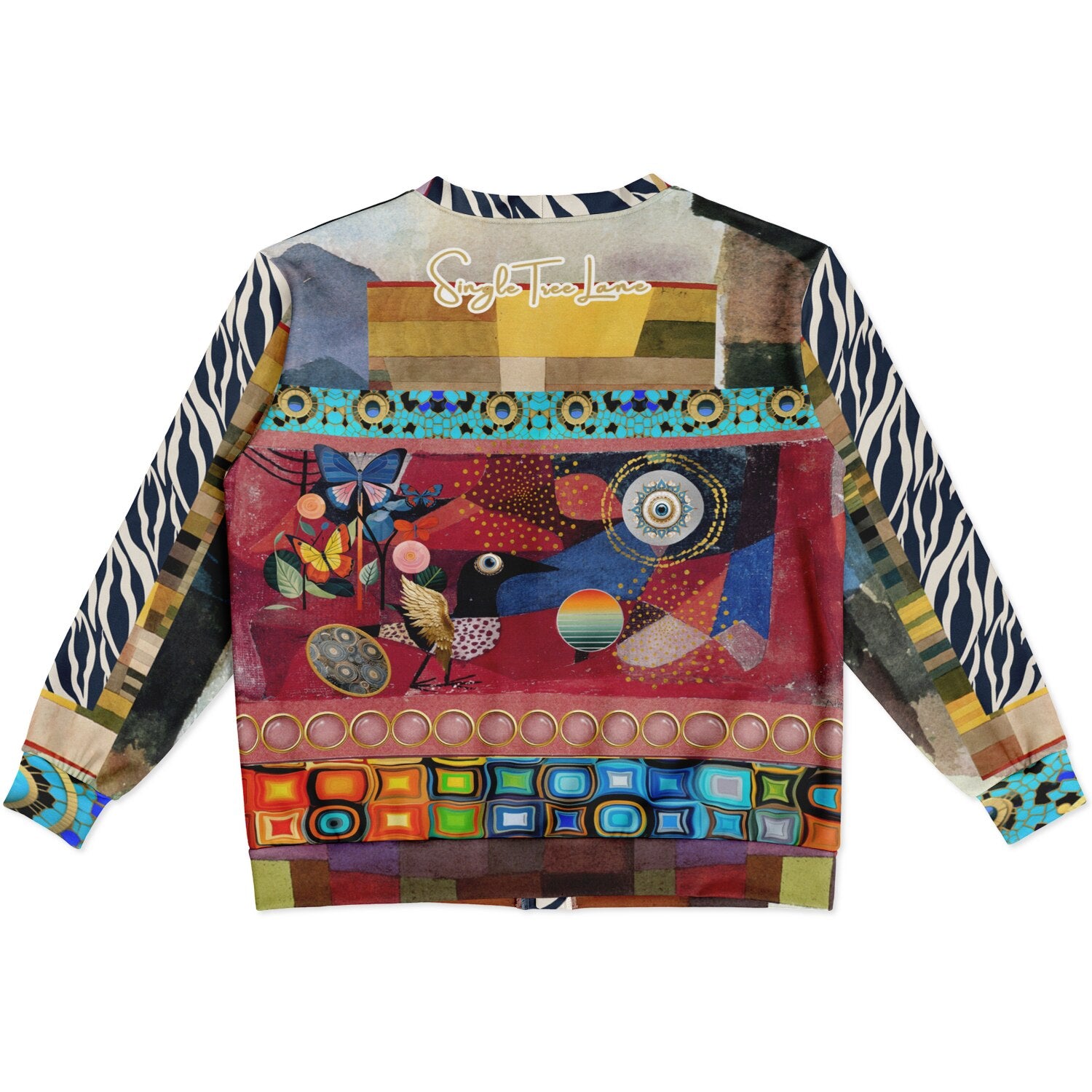 Forest Fowl in the Garden of Eden Heavyweight Unisex Cardigan