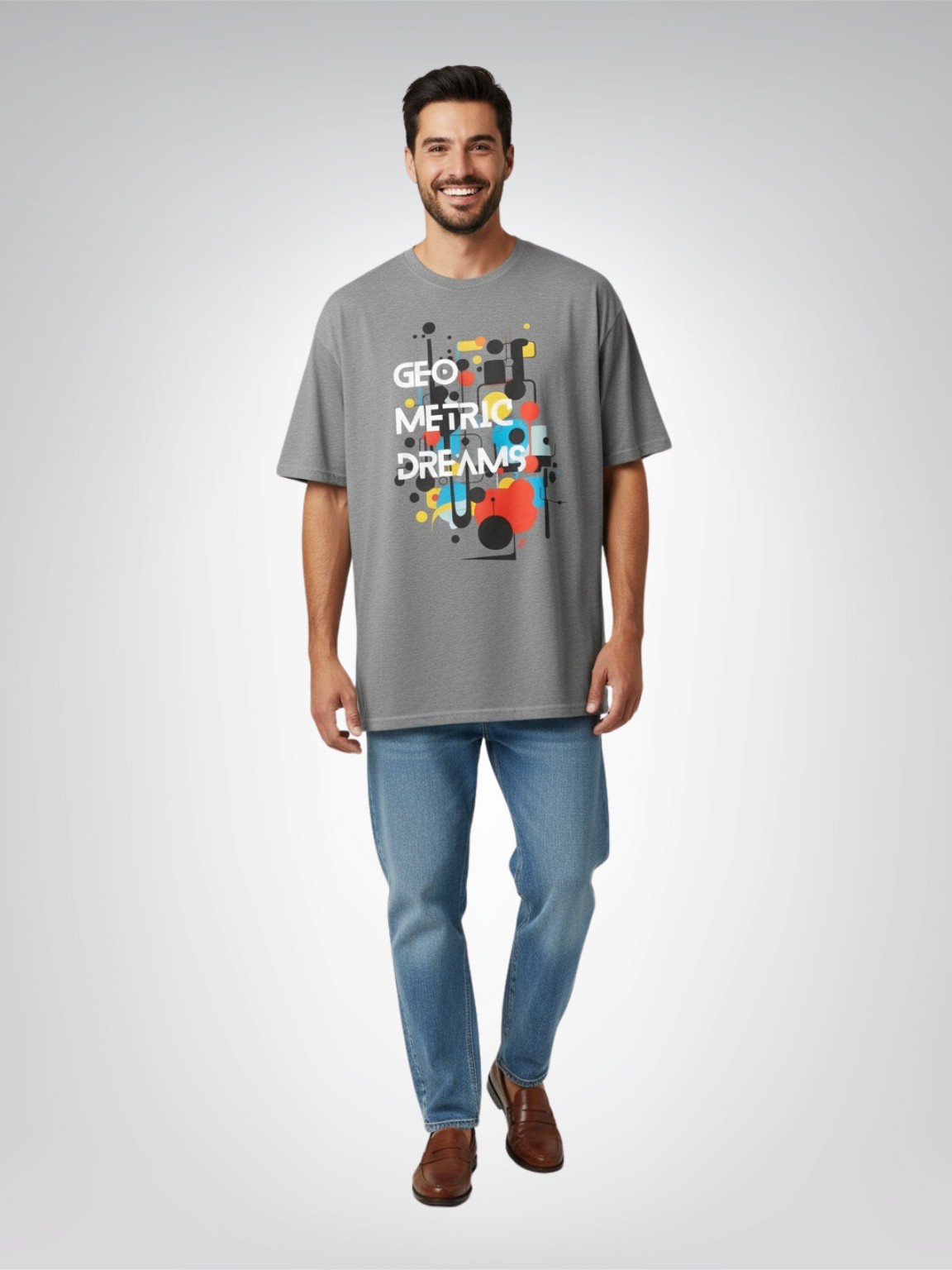 Geometric Dreams - Museum Collection - Heavyweight Unisex Tee