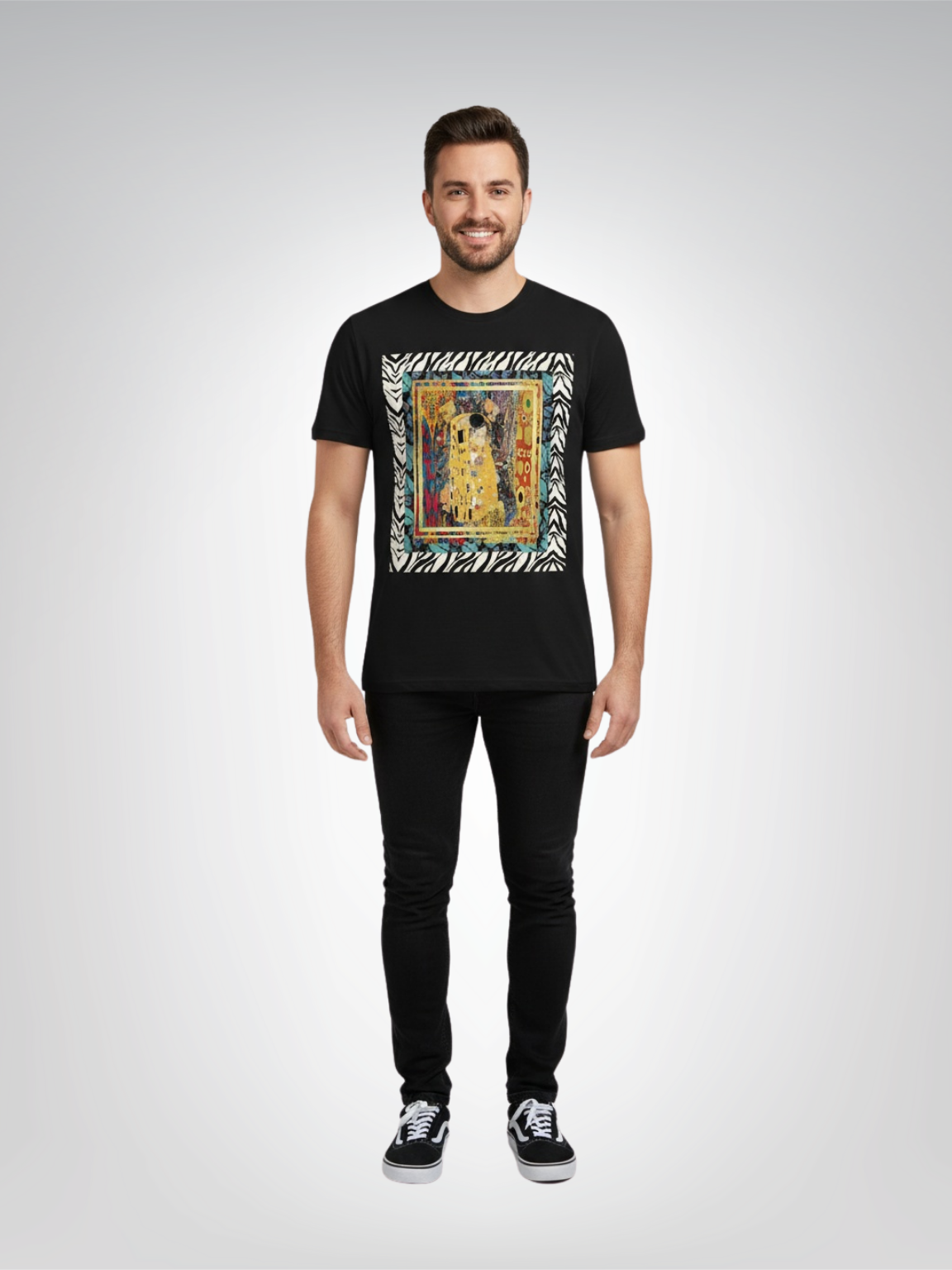 Give Me a Kiss - Klimt - Great Artists - Heavyweight Unisex Tee