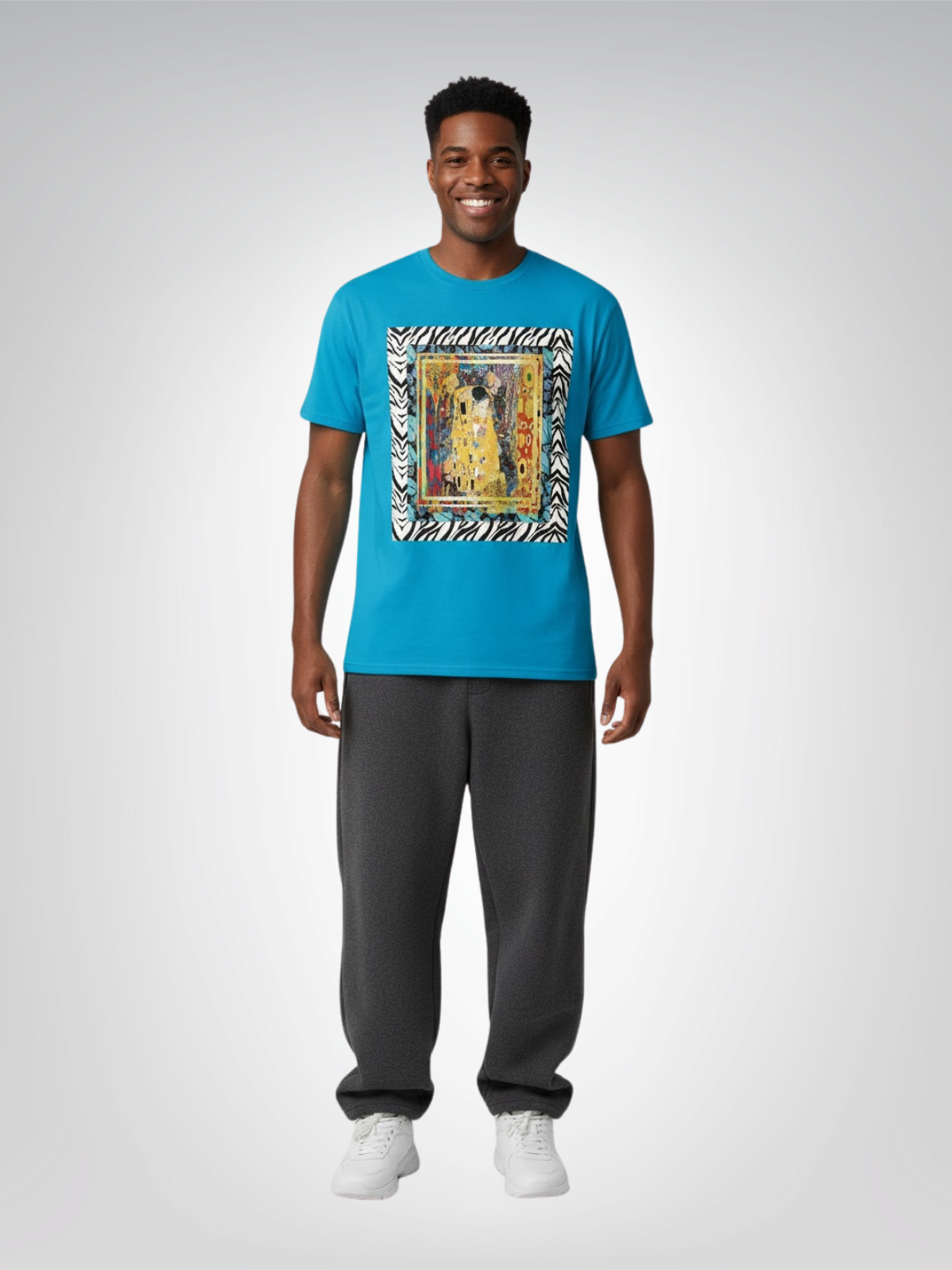 Give Me a Kiss - Klimt - Great Artists - Heavyweight Unisex Tee