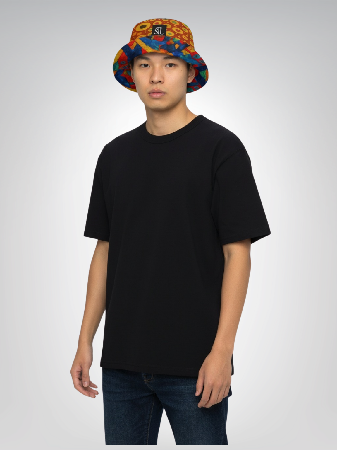 Give Me a Kiss - Klimt Reversible Bucket Hat