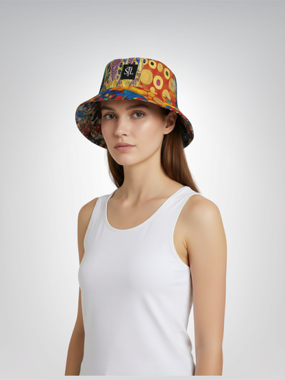 Give Me a Kiss - Klimt Reversible Bucket Hat