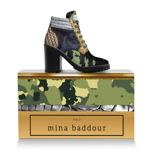 Mina Baddour Glory Be botines chukka dorados