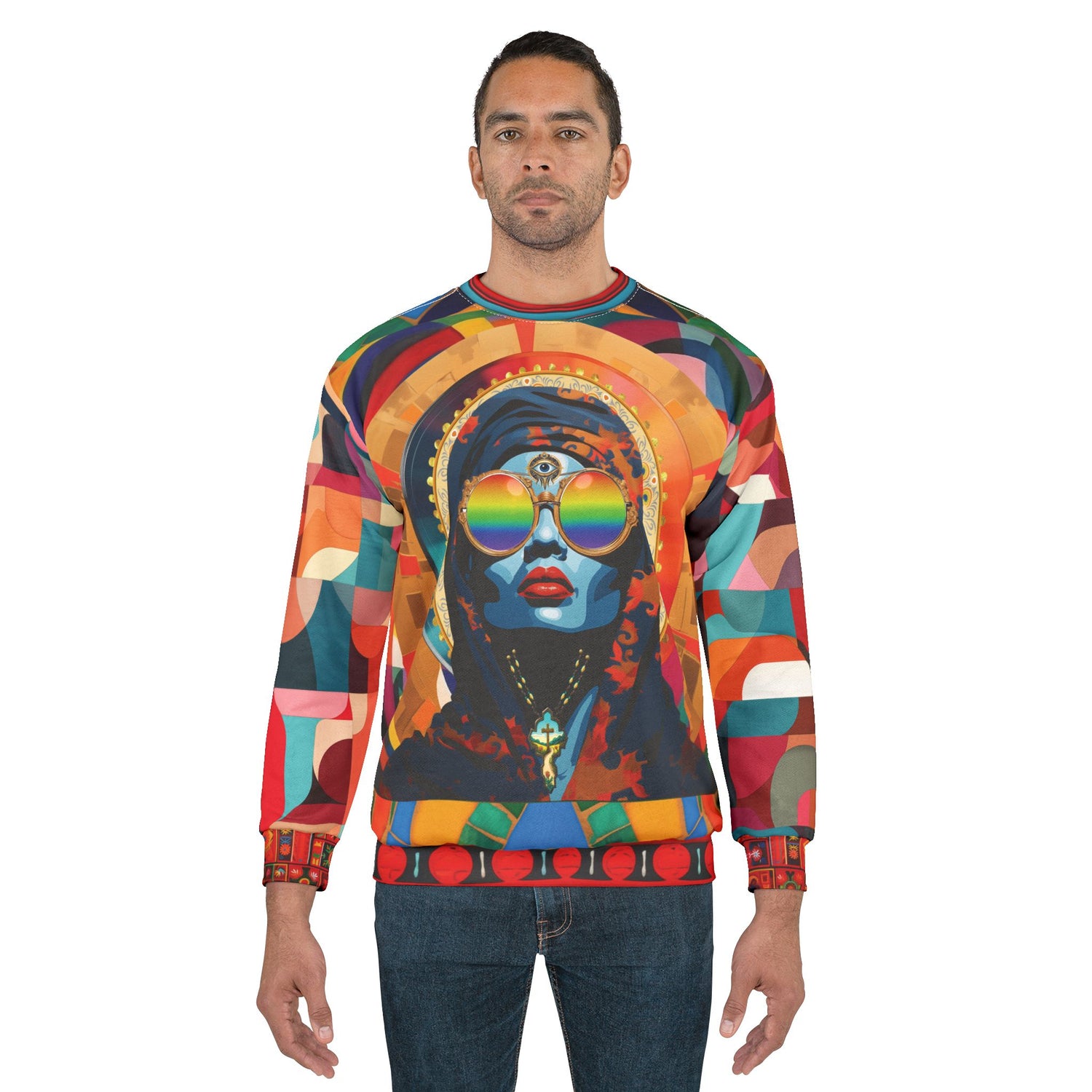 Holy Divinity Black Madonna Unisex Sweatshirt (Gold Label)