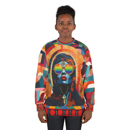 Holy Divinity Black Madonna Unisex Sweatshirt (Gold Label)