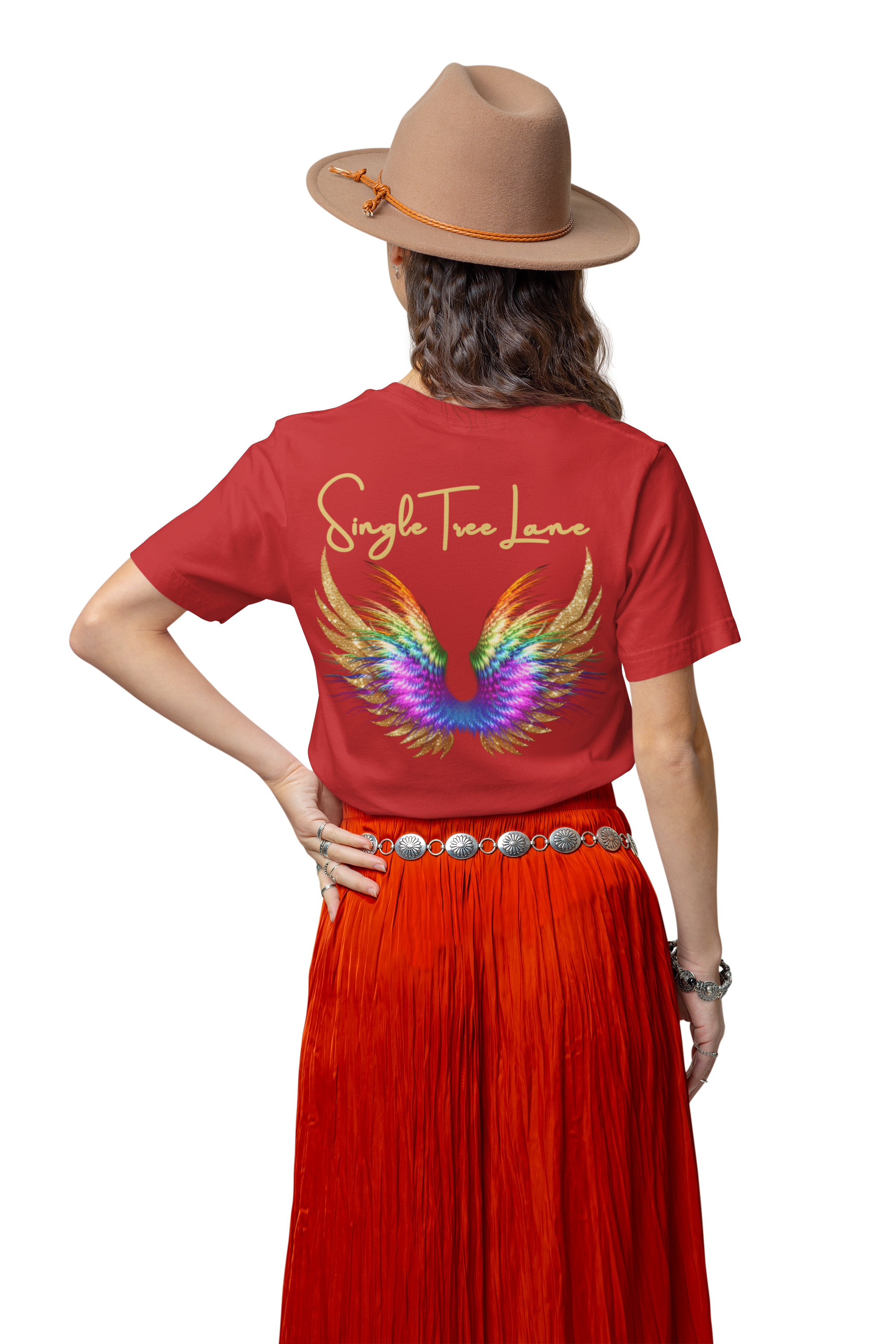 I am Love Angel Wings Short Sleeve Tee