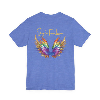 I am Love Angel Wings Short Sleeve Tee
