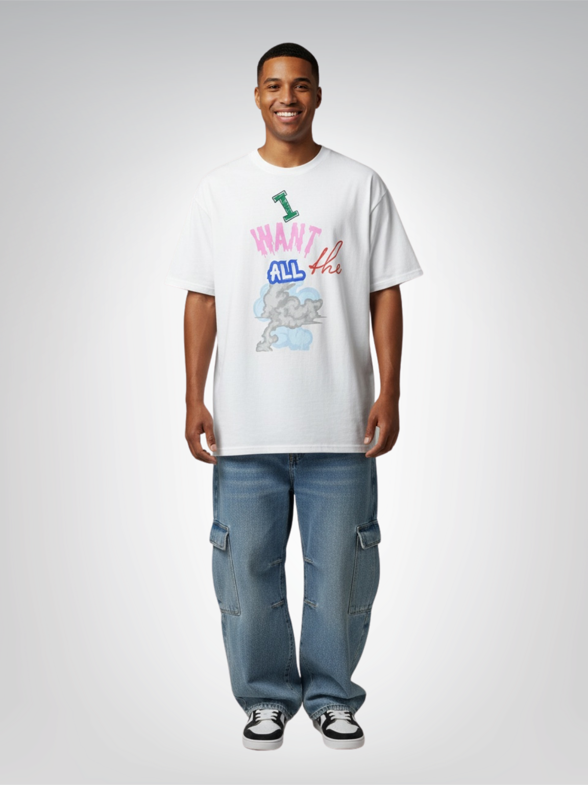 I Want All the Smoke Heavyweight Unisex Tee