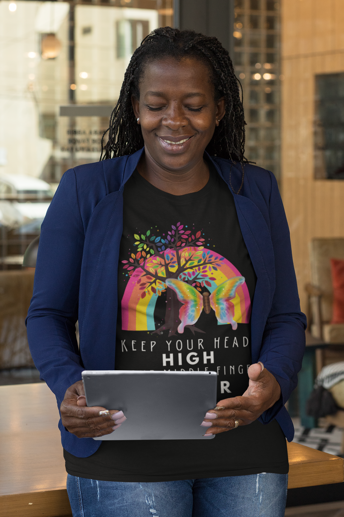 Keep Your Head High Funny Softstyle Tee