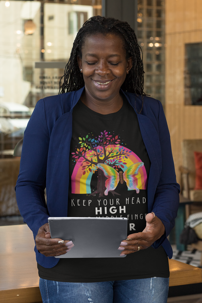 Keep Your Head High Funny Softstyle Tee