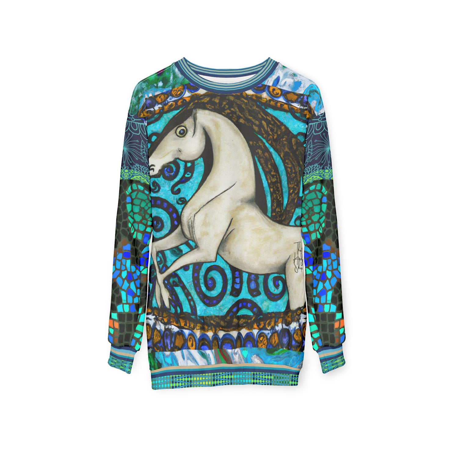 Sudadera unisex Lance Horsey Pop Art