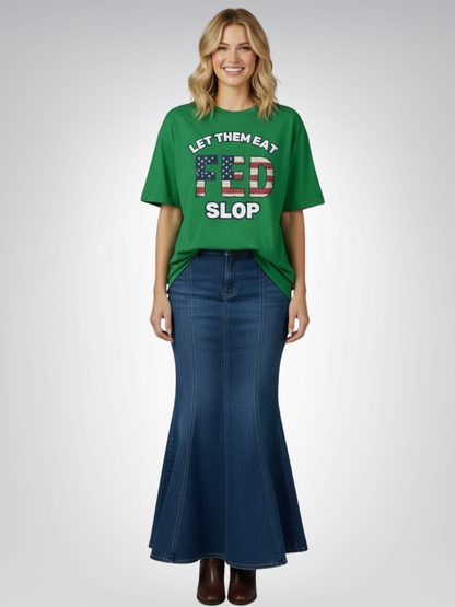 Let Them Eat FED Slop Heavyweight Unisex Tee