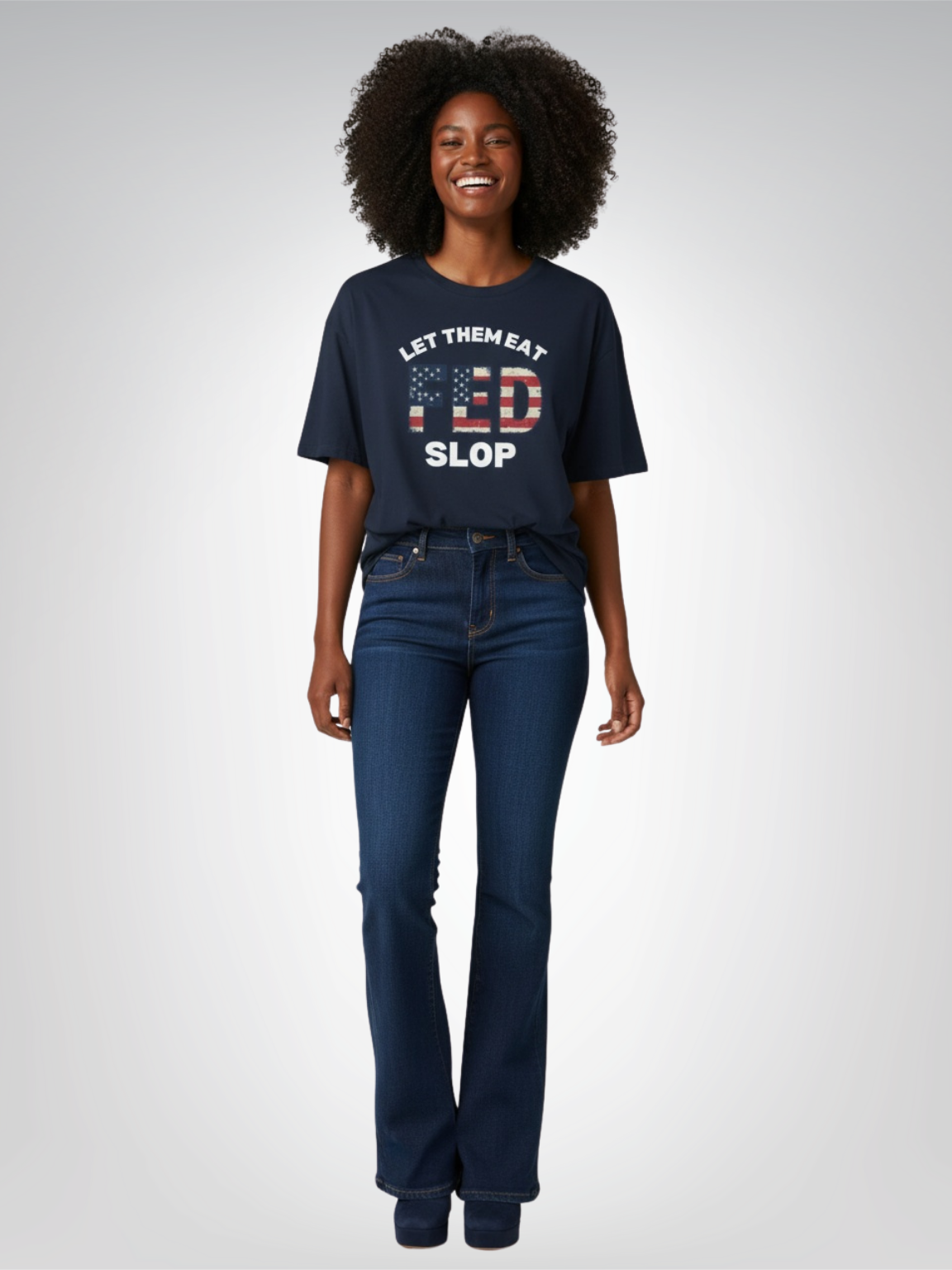 Let Them Eat FED Slop Heavyweight Unisex Tee