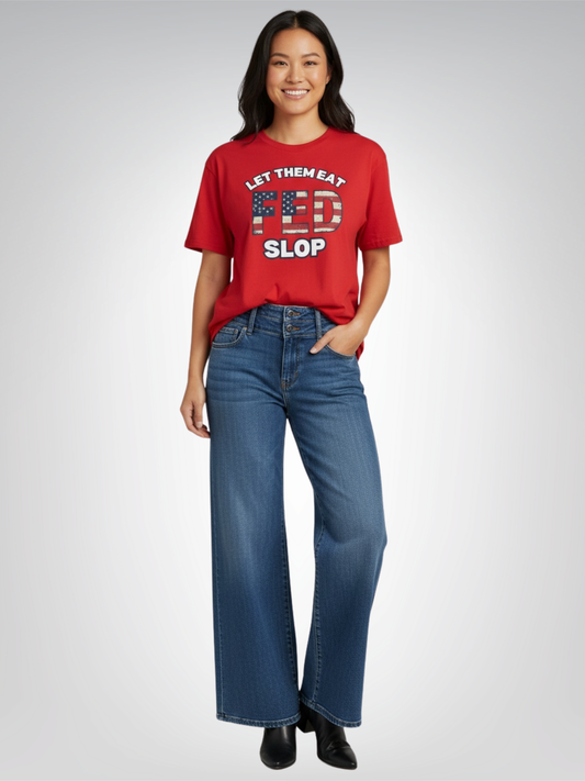 Let Them Eat FED Slop Heavyweight Unisex Tee