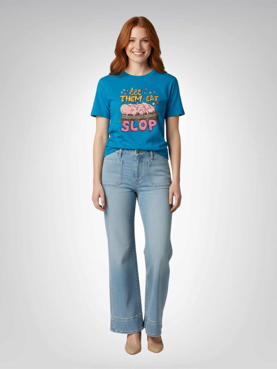 Let Them Eat Slop Heavyweight Unisex Tee