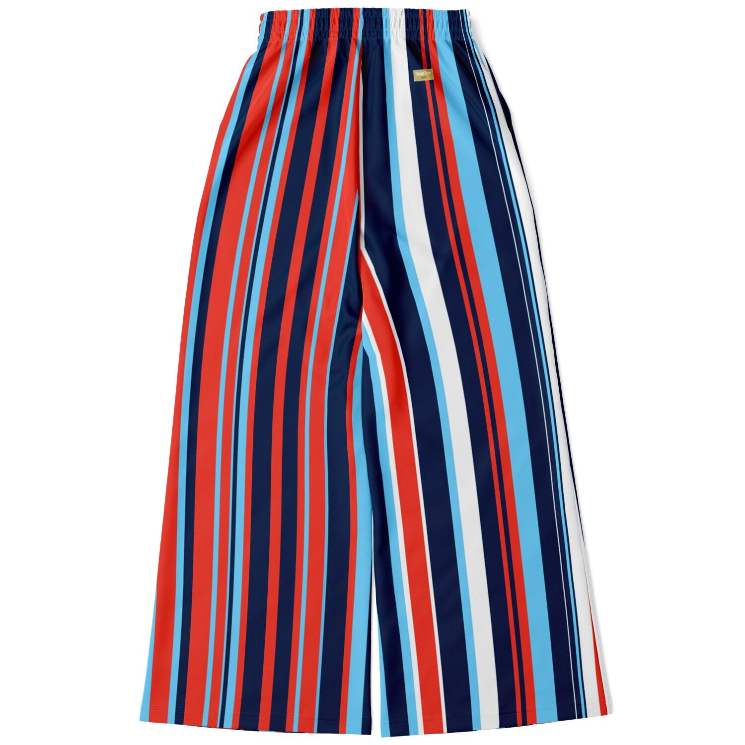 Life on Patriot Hill Stripe Eco-Poly Wide Leg Pants