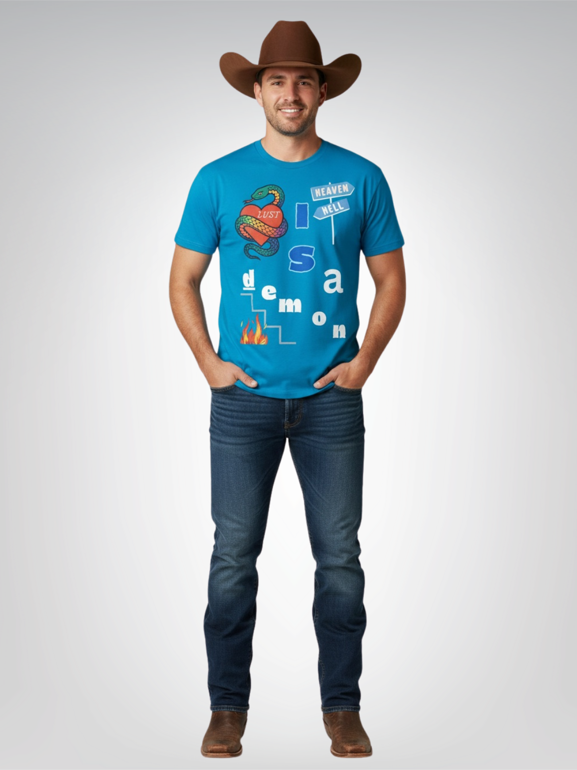 Lust is a demon Heavyweight Unisex Tee