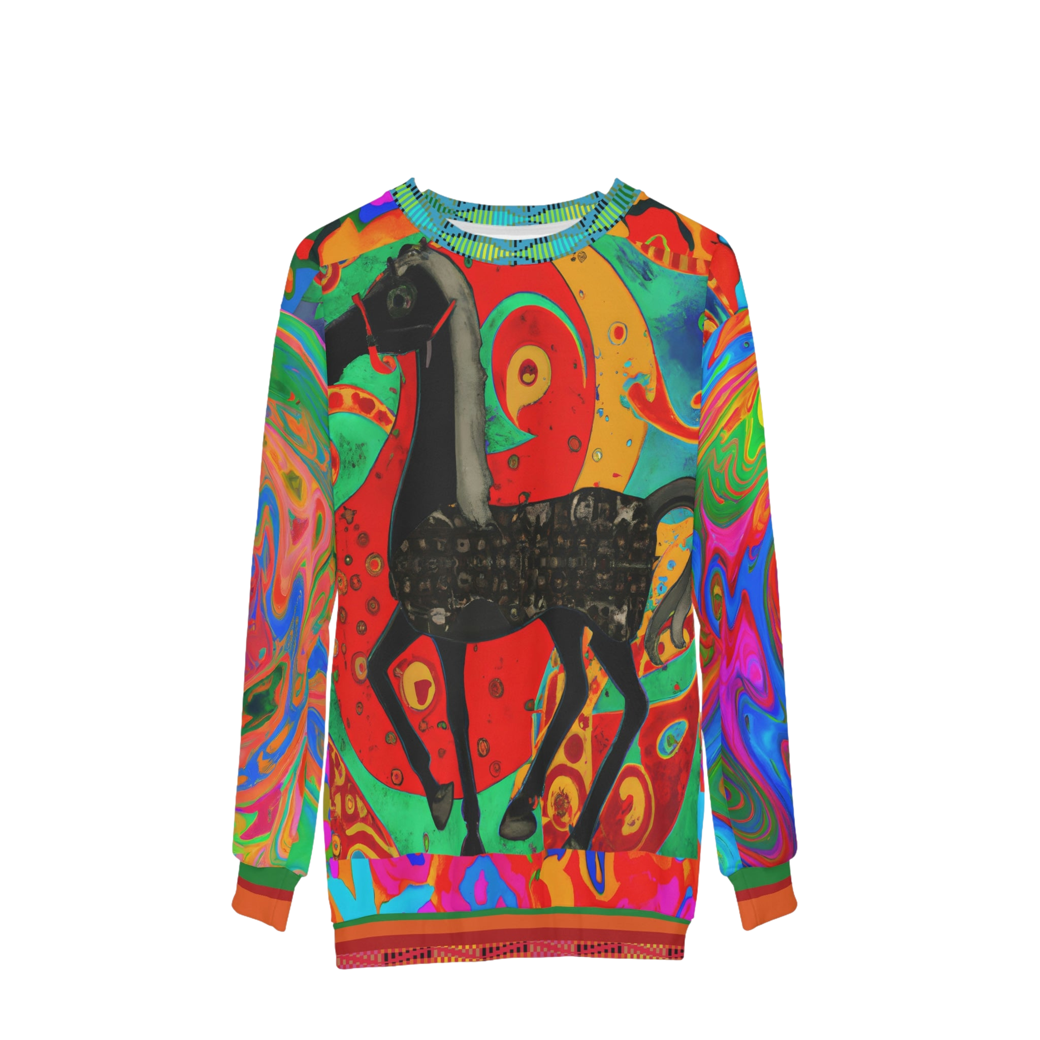 Sudadera unisex King Maximillian Horsey Pop Art