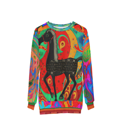 Sudadera unisex King Maximillian Horsey Pop Art