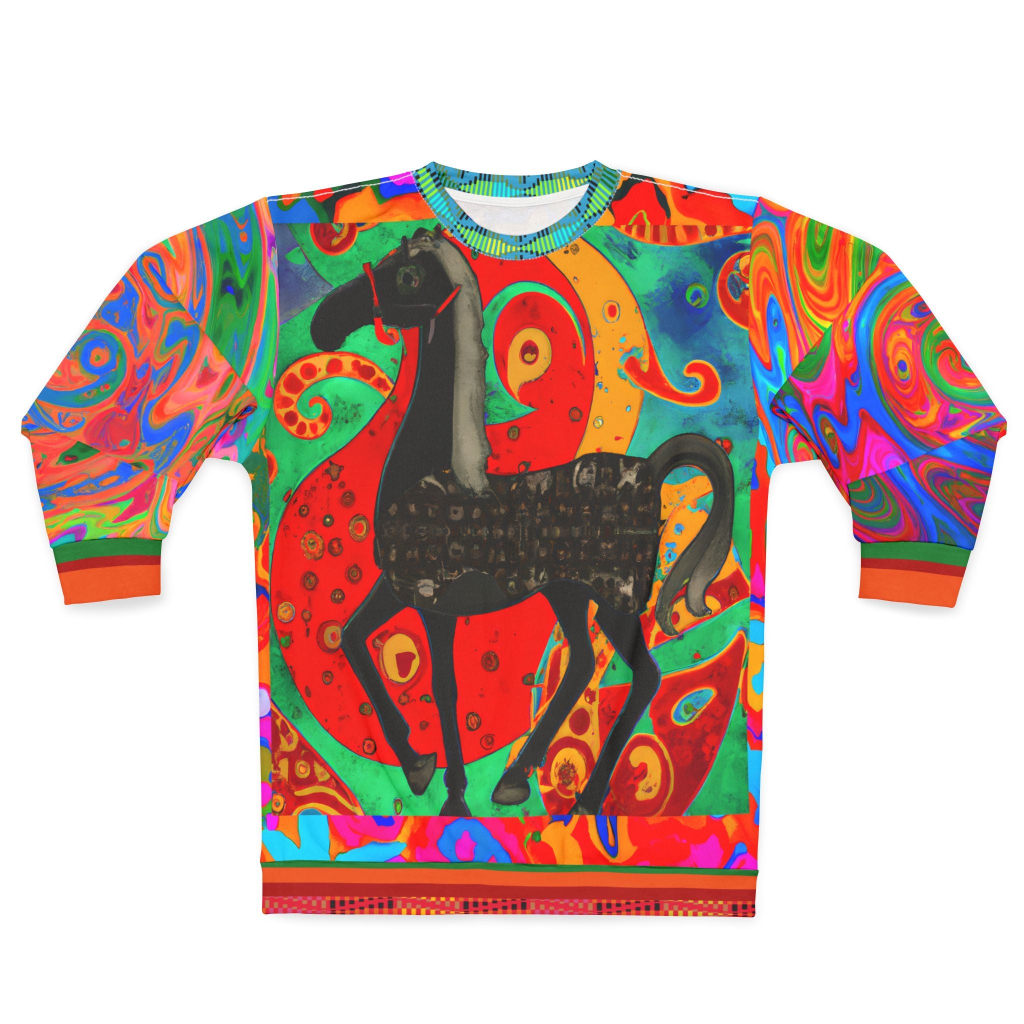 Sudadera unisex King Maximillian Horsey Pop Art