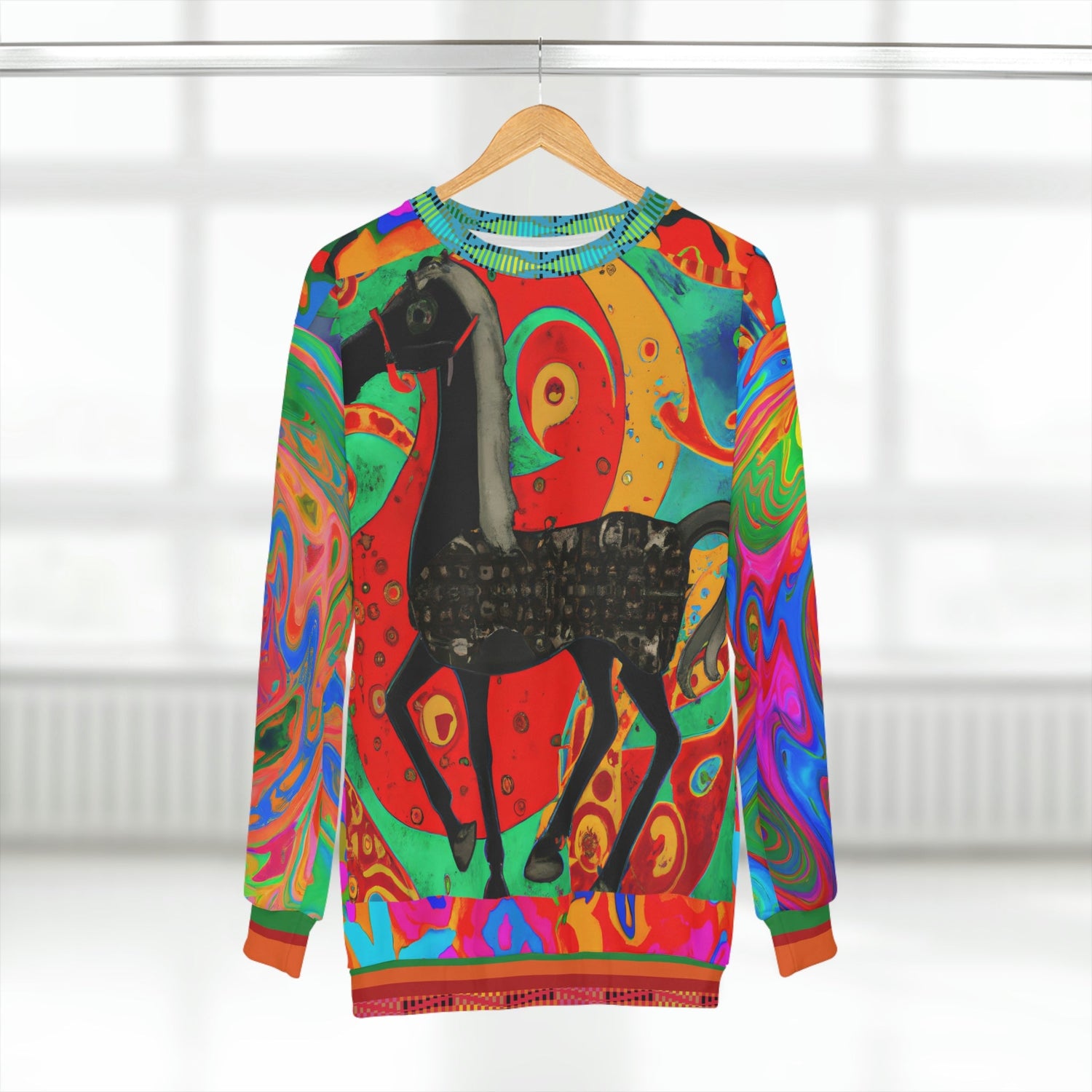 Sudadera unisex King Maximillian Horsey Pop Art