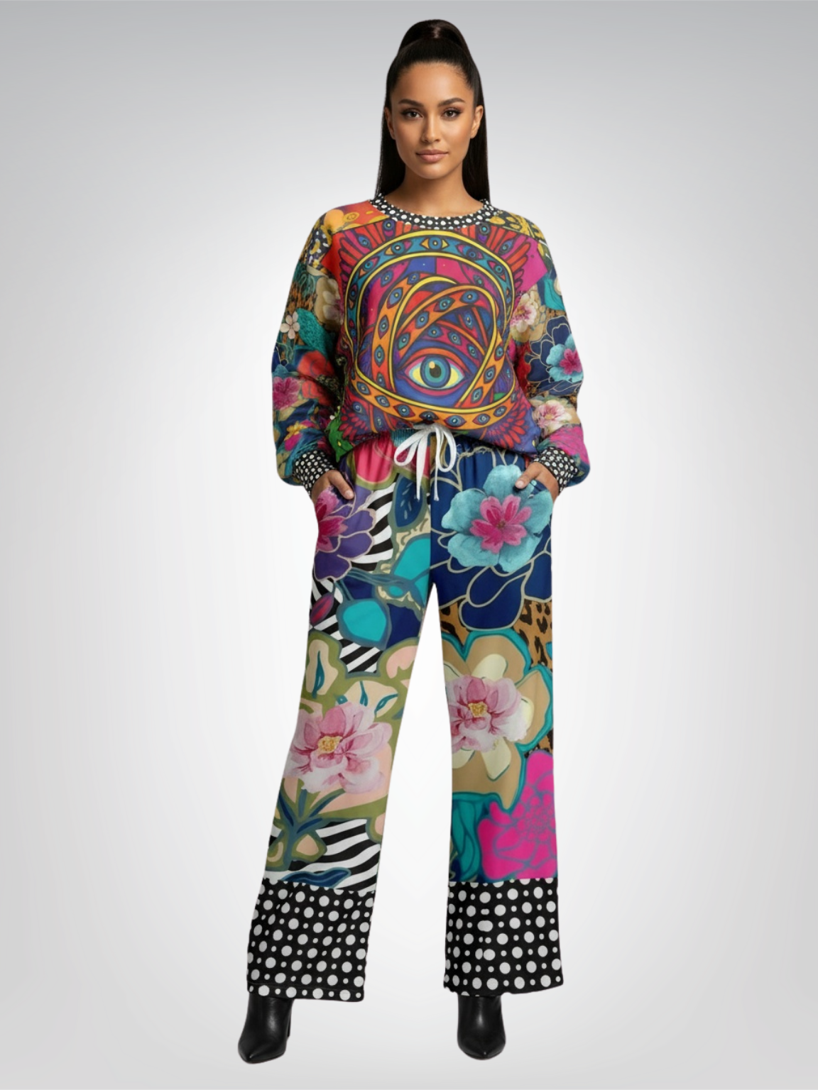 My Friend the Ophanim - Angel in Pop Art Unisex Sweatshirt (Gold Label)