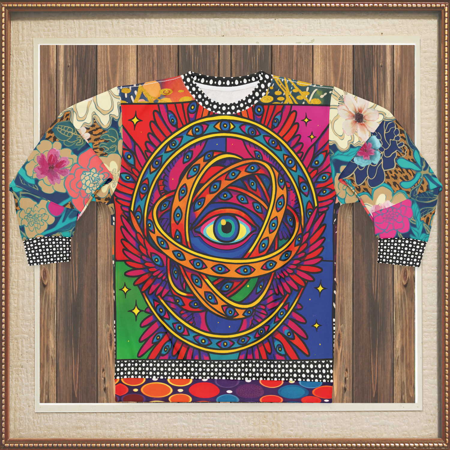 My Friend the Ophanim - Angel in Pop Art Unisex Sweatshirt (Gold Label)