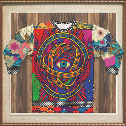 My Friend the Ophanim - Angel in Pop Art Unisex Sweatshirt (Gold Label)