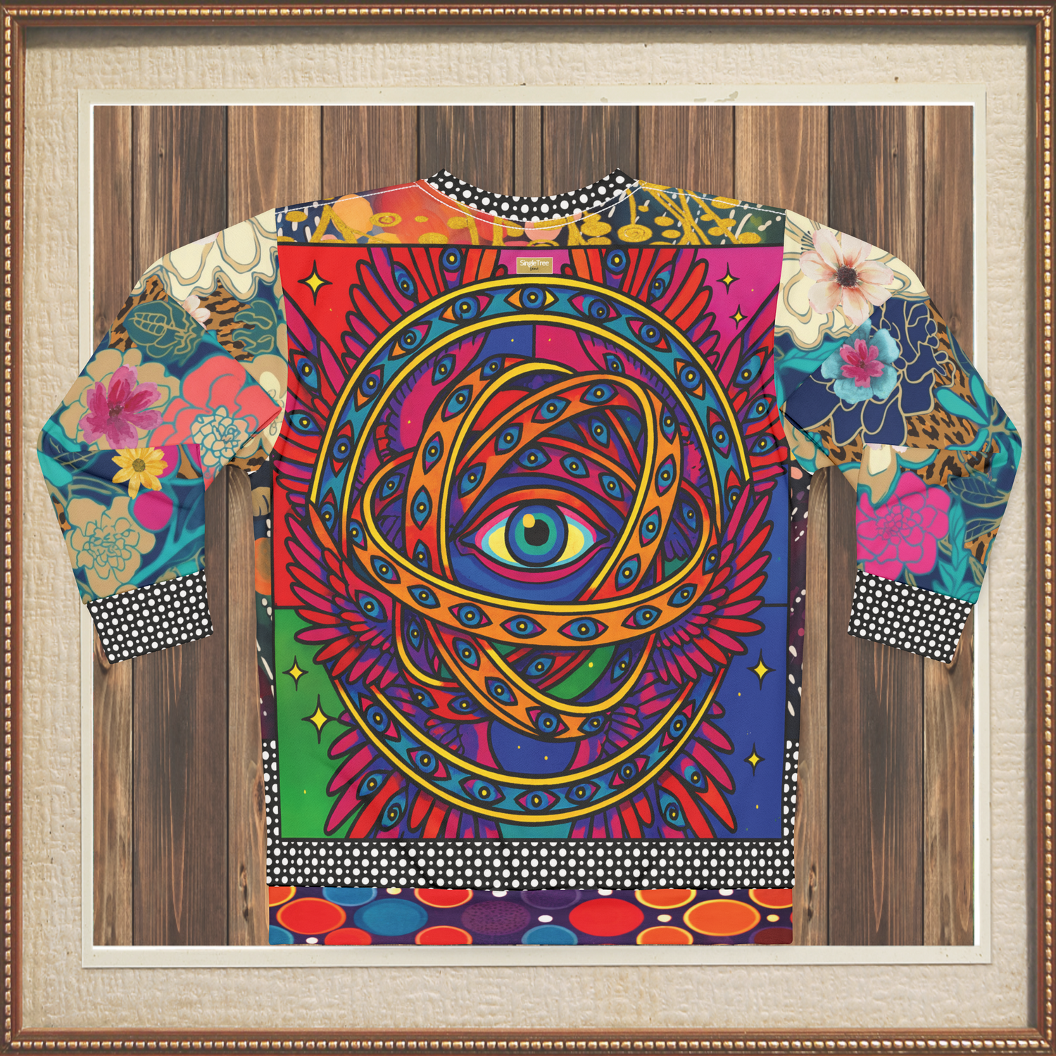 My Friend the Ophanim - Angel in Pop Art Unisex Sweatshirt (Gold Label)