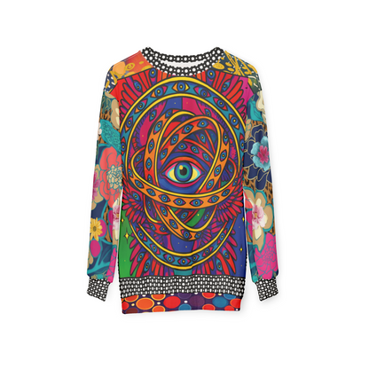 My Friend the Ophanim - Angel in Pop Art Unisex Sweatshirt (Gold Label)