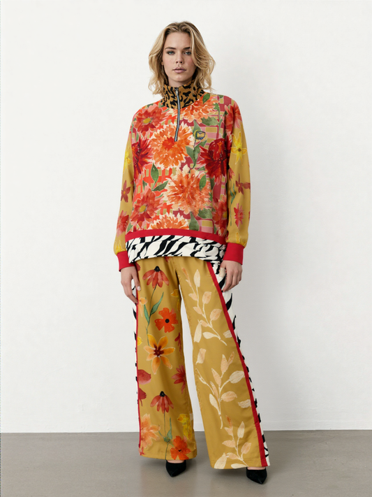 My Hippie Island Floral Eco-Poly Wide Leg Pants