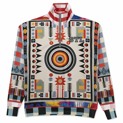 Native Spring on Mars Heavyweight Oversized Quarter Zip Sweatshirt