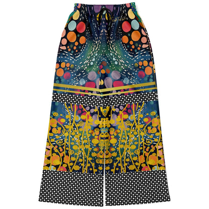 One Koi Two Koi Eco-Poly Wide Leg Pants
