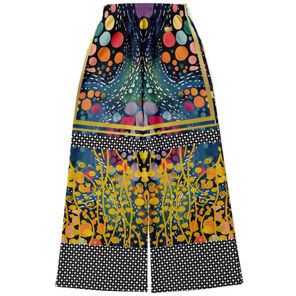 One Koi Two Koi Eco-Poly Wide Leg Pants