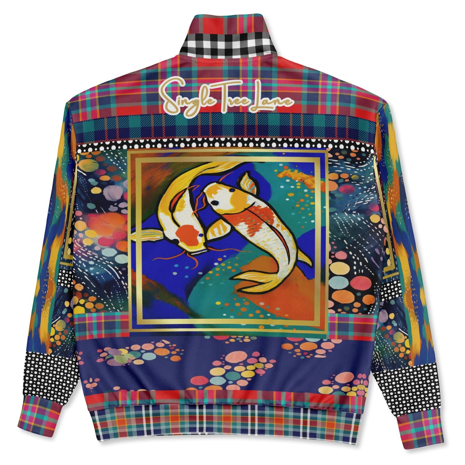 One Koi Two Koi - Best of Luck Heavyweight Oversized Quarter Zip Sweatshirt