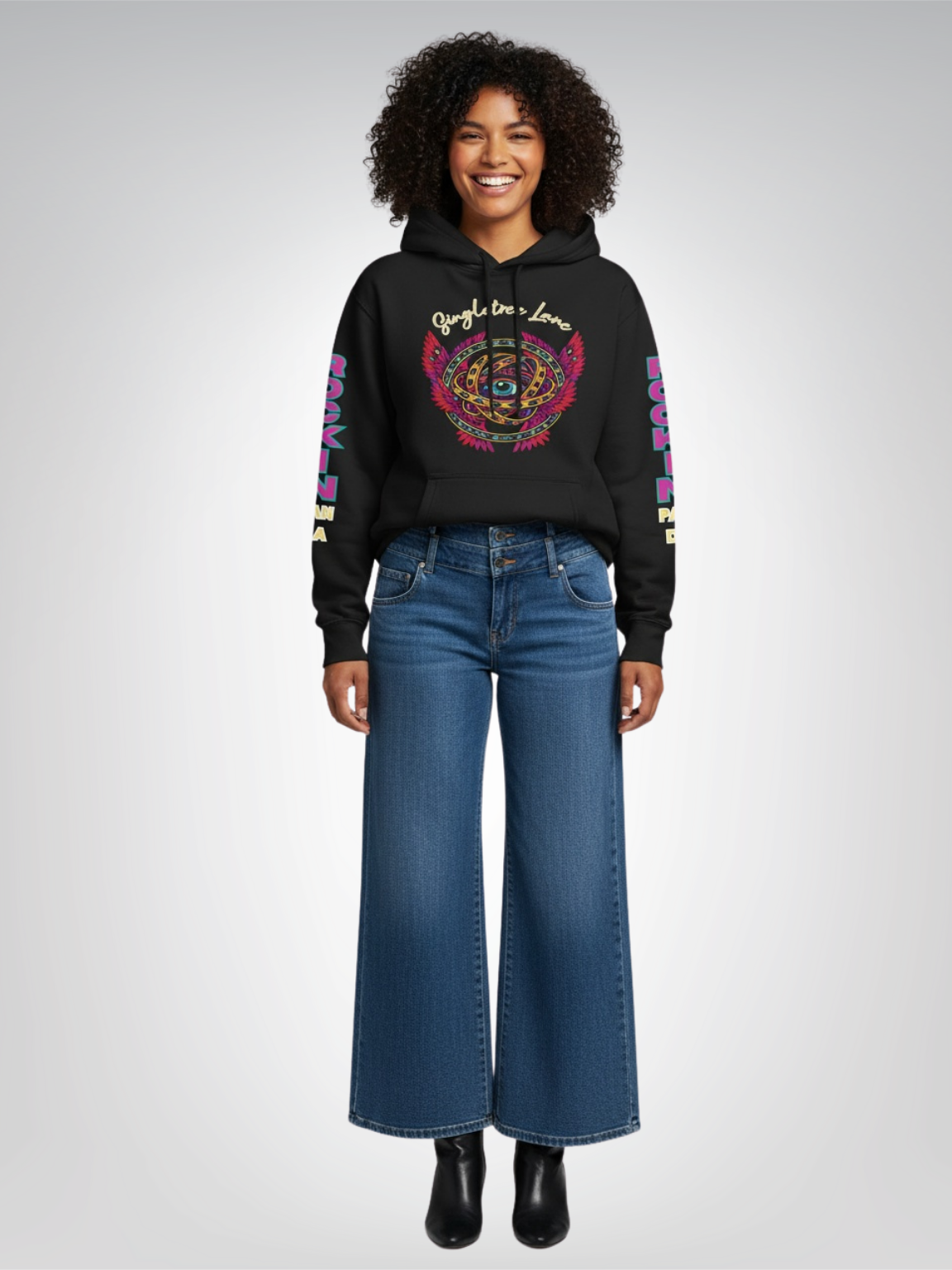 Ophanim - Send Me An Angel Pop Art Angel Heavyweight 3-End Fleece Unisex Hoodie