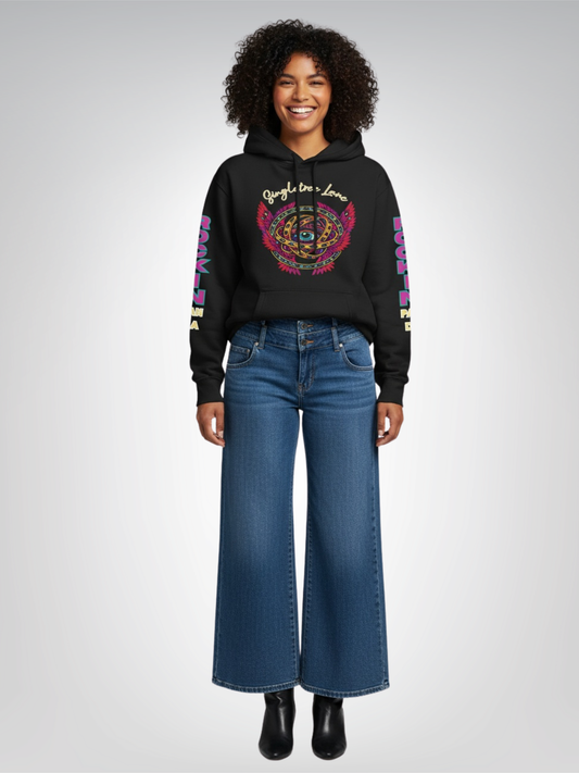 Ophanim - Send Me An Angel Pop Art Angel Heavyweight 3-End Fleece Unisex Hoodie