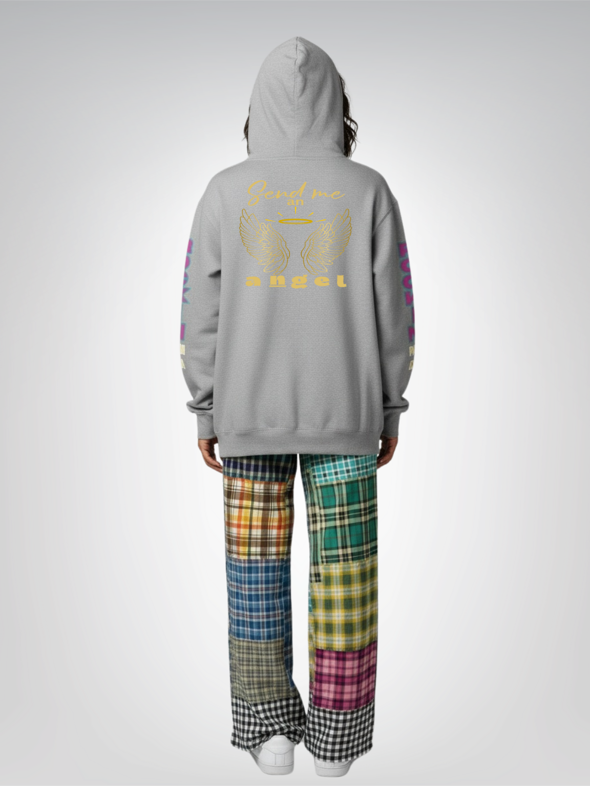 Ophanim - Send Me An Angel Pop Art Angel Heavyweight 3-End Fleece Unisex Hoodie