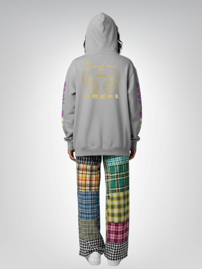 Ophanim - Send Me An Angel Pop Art Angel Heavyweight 3-End Fleece Unisex Hoodie