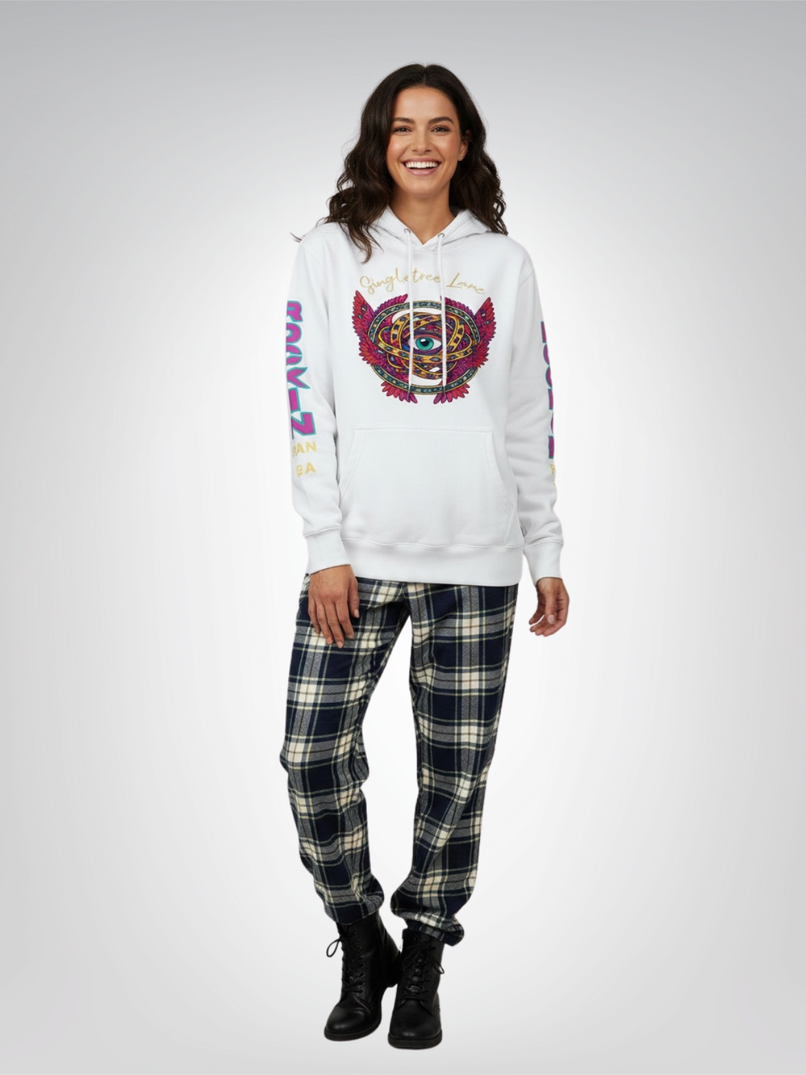 Ophanim - Send Me An Angel Pop Art Angel Heavyweight 3-End Fleece Unisex Hoodie