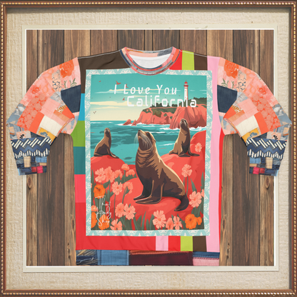 Te amo California - Sudadera unisex Pigeon Point Norcal Sea Lions