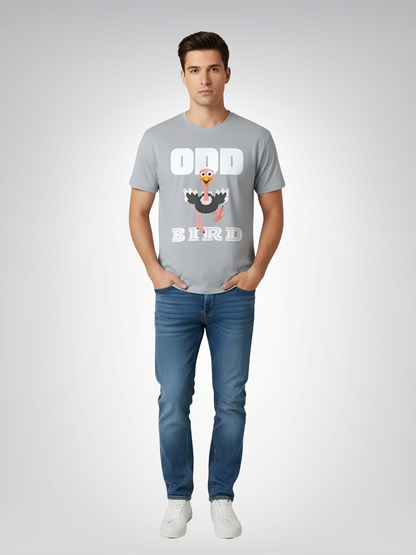 Plain Odd Bird Ostrich Heavyweight Unisex Tee